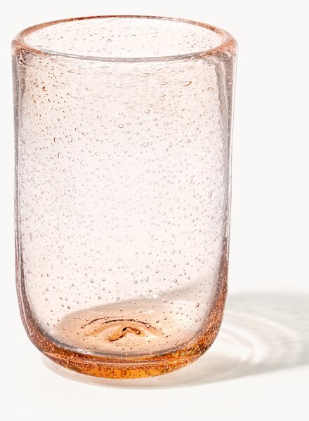 Set di 4 bicchieri in vetro soffiato con bolle d'aria Hippolyte