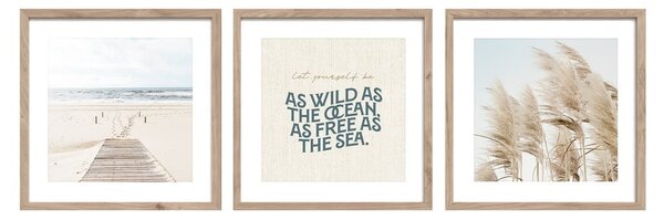 Set di dipinti 3 pz 30x40 cm Seaside – Styler