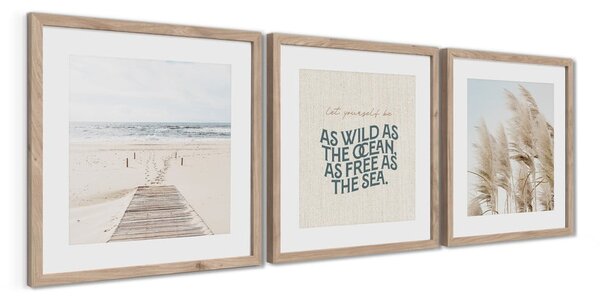 Set di dipinti 3 pz 30x40 cm Seaside – Styler