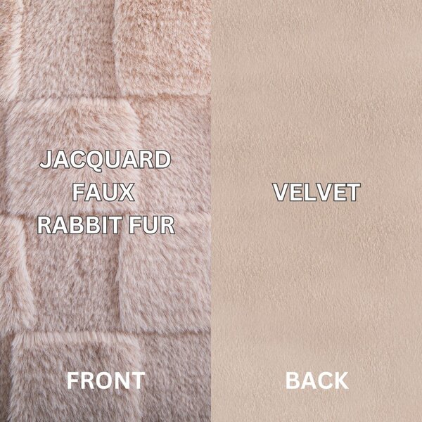 Cuscino decorativo in micropile 45x45 cm Rava – Tiseco Home Studio