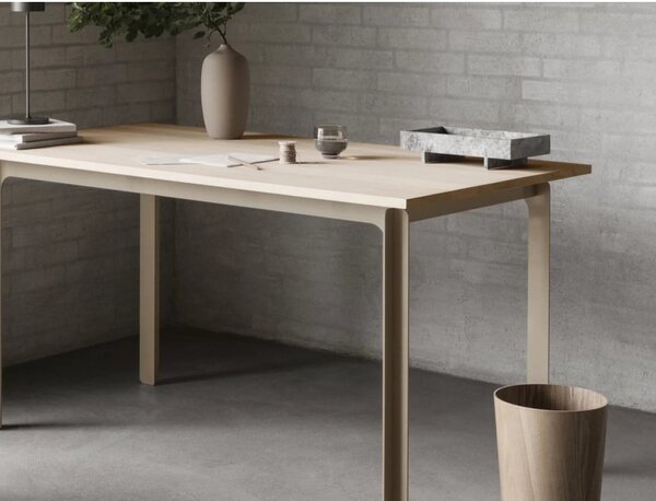 Cestino per la spazzatura di colore naturale in legno di quercia da ufficio 9 l WILO – Blomus