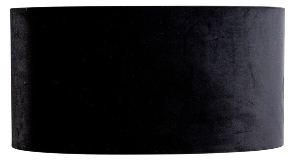 Paralume in velluto nero ovale 50/33/25