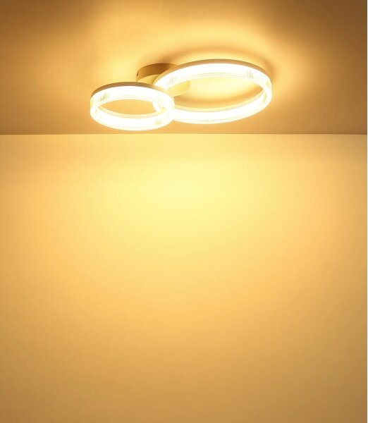 Globo 48046D2 - Plafoniera LED ZARA LED/24W/230V 3000K 33x50 cm