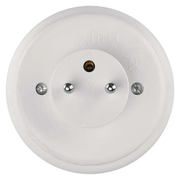 Luce notturna LED con sensore e presa LED/0,3W/230V
