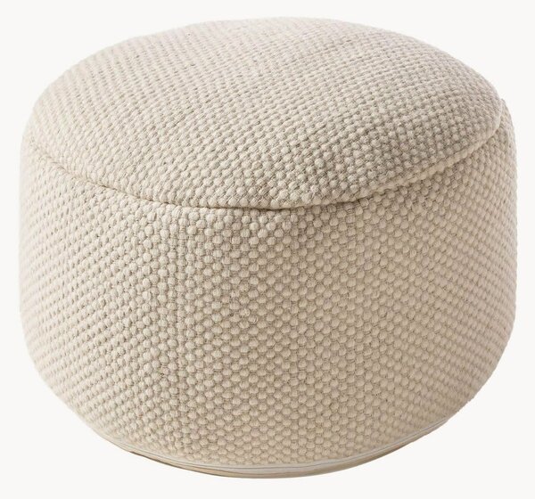 Pouf in lana tessuto a mano Rocco