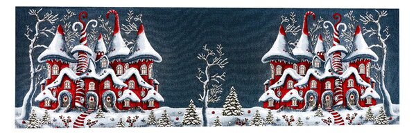 Runner Gobelin Una magica casa invernale Chenille IT038