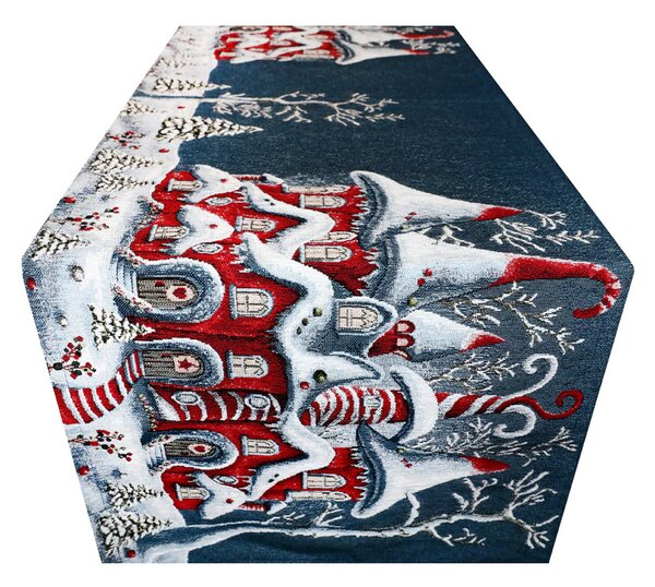 Runner Gobelin Una magica casa invernale Chenille IT038