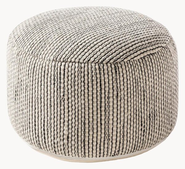 Pouf in lana tessuto a mano Rocco