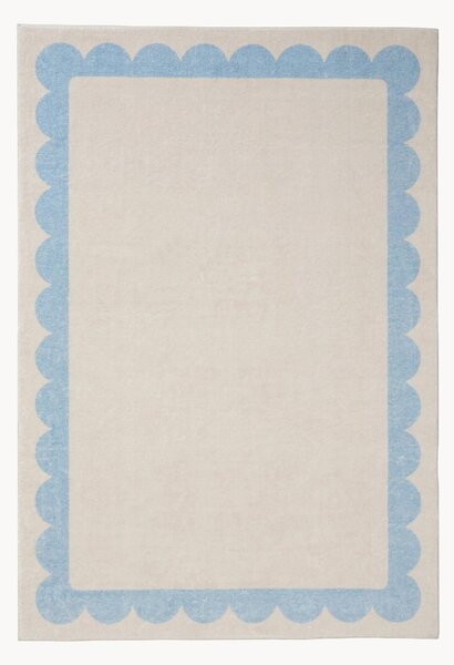 Tappeto in cotone a pelo corto lavabile Frame
