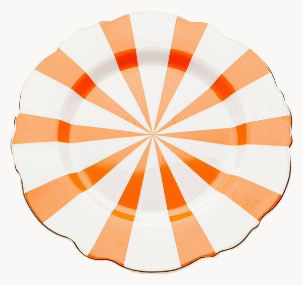 Set di 6 piatti da colazione fatti a mano Harlequin