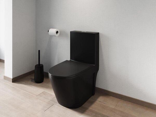 WC da appoggio Nero opaco in Ceramica - NAGILAM