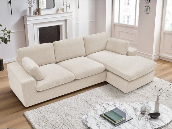 Divano angolare beige Belair – Bobochic Paris
