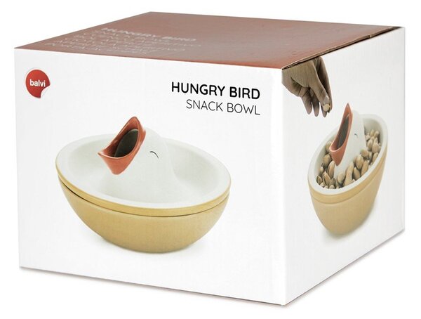 Ciotolina da portata gialla/bianca in ceramica 250 ml Hungry Bird – Balvi