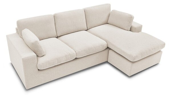 Divano angolare beige Belair – Bobochic Paris