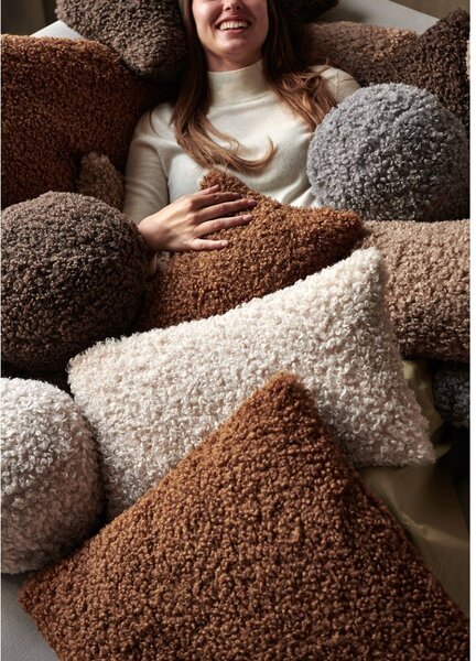 Cuscino decorativo in plush ø 26 cm Teddy – Blomus