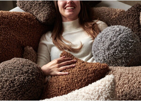 Cuscino decorativo in plush ø 26 cm Teddy – Blomus