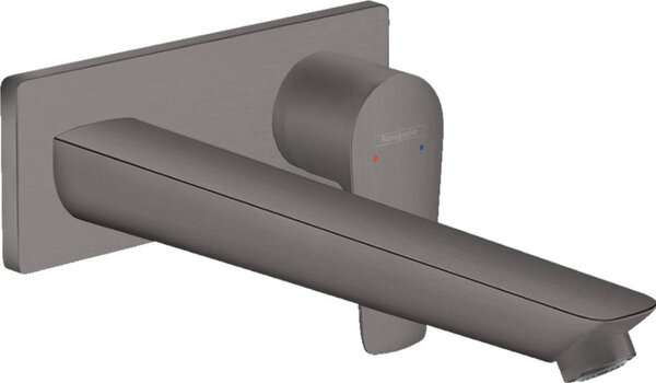Hansgrohe Talis E mitigeur monocommande de lavabo encastré, montage mural, robinet à crépine déverrouillable, saillie de 225 mm, 71734340, 71734340
