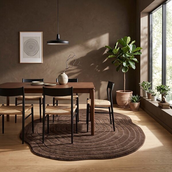 Tappeto marrone 160x230 cm Pebble – ESTE