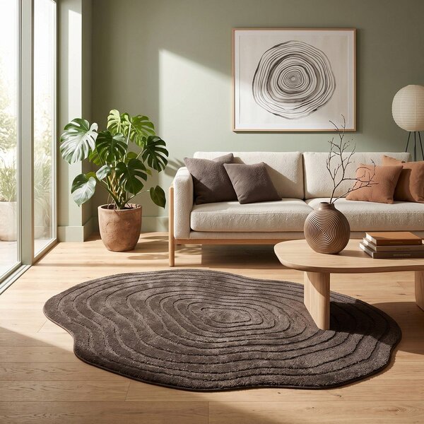 Tappeto marrone 160x230 cm Pebble – ESTE