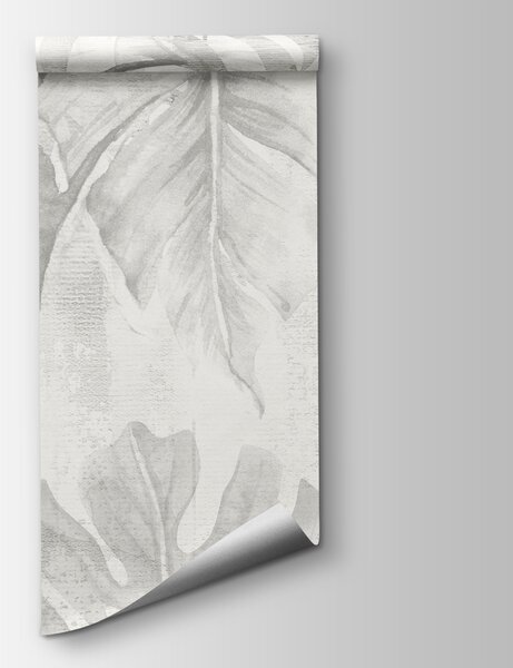 Carta da parati - Fogliame elegante dalle tonalità tenui, Carta da parati Foresta, Carta da parati popolare, w03956v1 - Tapeko.it
