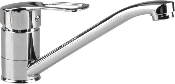 Miscelatore per cucina, girevole a 360°, tubo flessibile da 150 cm, realizzato in ottone e acciaio, adatto per lavelli