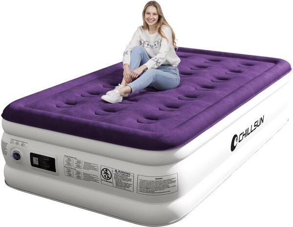 Materasso gonfiabile autogonfiante, dimensioni 190 x 100 x 40 cm, ideale per campeggio e uso domestico