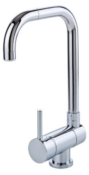 Miscelatore per lavello FLEXO, miscelatore per cucina; miscelatore monocomando; installazione sottofinestra, cromo