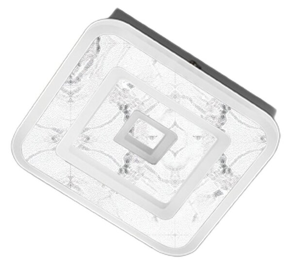 Plafoniera moderna promoingross halo q20 full led cct 20x20 marmo metallo metacrilato - Promoingross