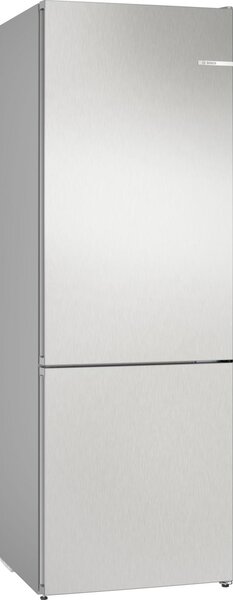 Bosch Frigorifero Combinato Capacit 440 Litri Classe energetica A Raffreddamento No Frost colore Metal Look - KGN492LAF Serie 4
