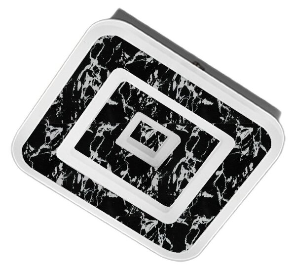 Plafoniera moderna promoingross halo q20 full led cct 20x20 marmo metallo metacrilato - Promoingross