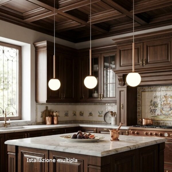 Sospensione promoingross lollypop s1 led cct metallo e metacrilato - Promoingross