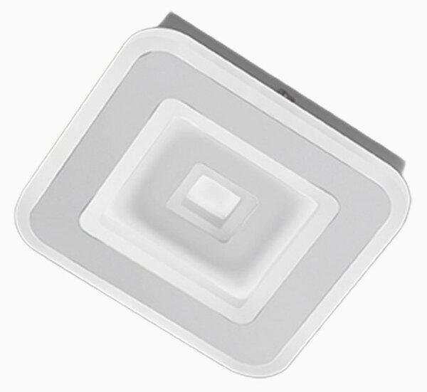Plafoniera moderna promoingross halo q20 full led cct 20x20 metallo metacrilato - Promoingross