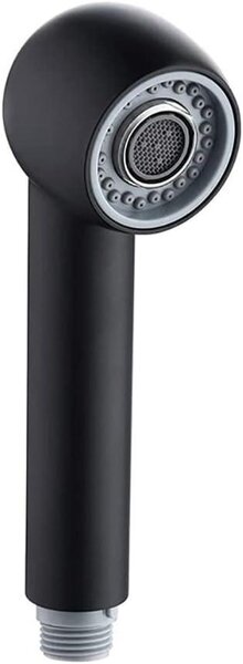Sostituzione del beccuccio spray per rubinetto da cucina, 2 funzioni, estraibile, finitura nero opaco, compatibile con sistemi ad alta pressione