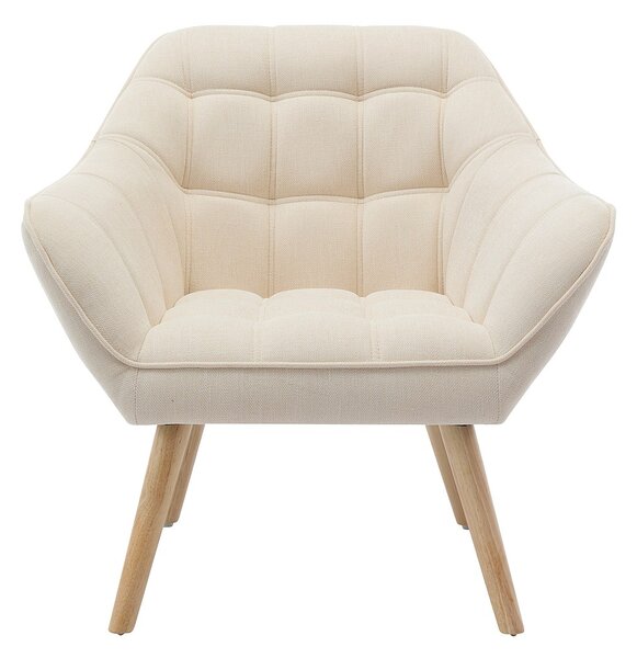 Poltrona in Tessuto Beige - CASERTA