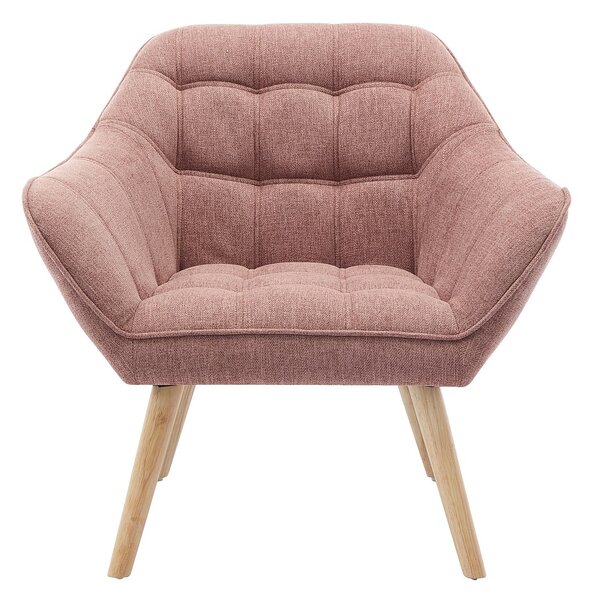 Poltrona in Tessuto Rosa chiné - CASERTA