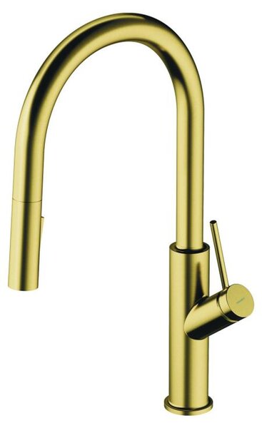 Omnires BEND BE6455BSB rubinetto per lavello, ottone spazzolato
