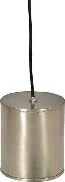 Lampada a sospensione cilindrica - ferro lucido