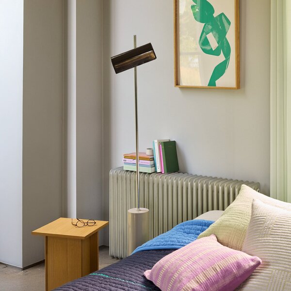 Lampada da terra Hübsch, Reflector, dimmerabile, Marrone / Ruggine, Soggiorno, Metallo, Scandinavo