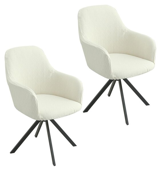 Set di coprisedie elasticizzati, disponibile in confezioni da 2 o 4 pezzi, universali, con braccioli, adatti per sedie da ufficio