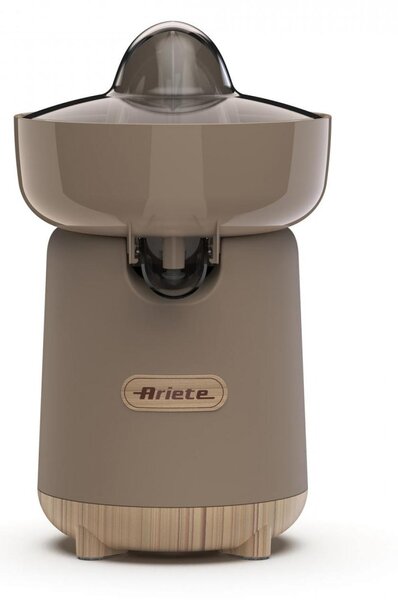 Ariete Spremiagrumi Elettrico Potenza 40 Watt Capacit Ciotola 0.5 Litri Effetto Legno con Beccuccio Antigoccia colore Tortora - 00C041707AR0 Break