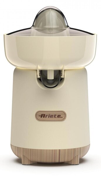 Ariete Spremiagrumi Elettrico Potenza 40 Watt Capacit Ciotola 0.5 Litri Effetto Legno con Beccuccio Antigoccia colore Beige - 00C041706AR0 Breakfa