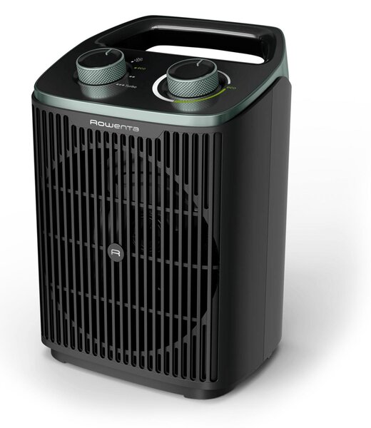 Rowenta Termoventilatore Stufa elettrica Potenza 2400 Watt con Termostato Regolabile colore Nero - SO2360