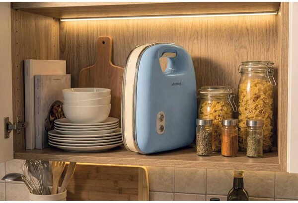 Ariete Tostapane Piastra per Toast e Sandwich Antiaderente Potenza 750 Watt colore Azzurro - 00C196305AR0 Sandwich Maker Vintage