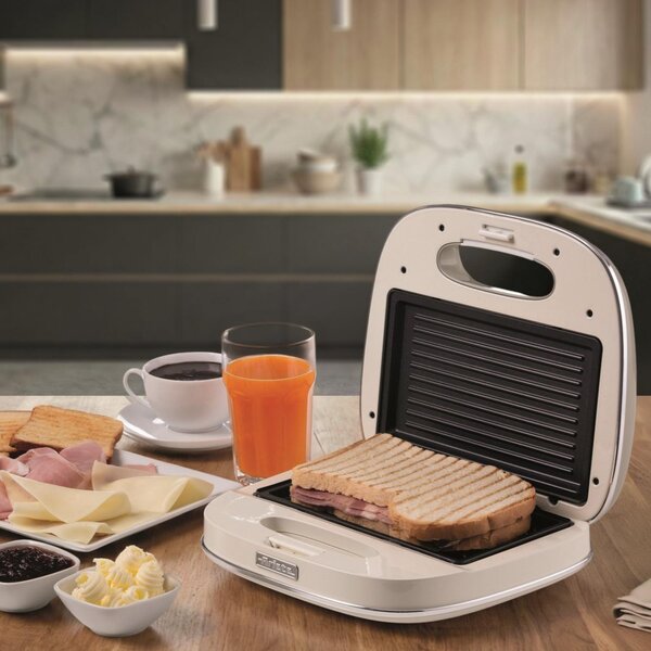 Ariete Tostapane Piastra per Toast e Sandwich Antiaderente Potenza 750 Watt colore Verde - 00C196304AR0 Sandwich Maker Vintage