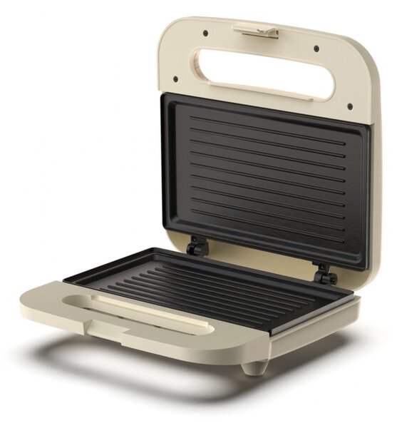 Ariete Tostapane Piastra per Toast e Sandwich Antiaderente Potenza 750 Watt colore Beige - 00C197106AR0 Breakfast Wood