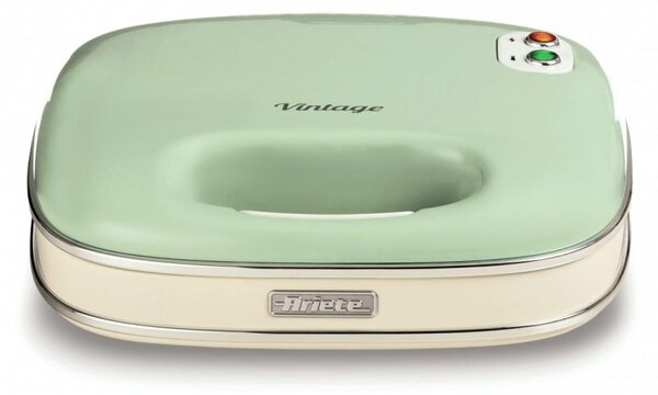 Ariete Tostapane Piastra per Toast e Sandwich Antiaderente Potenza 750 Watt colore Verde - 00C196304AR0 Sandwich Maker Vintage