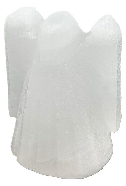 Statuetta di Sale Himalayano Bianco naturale a forma di Angelo 500g