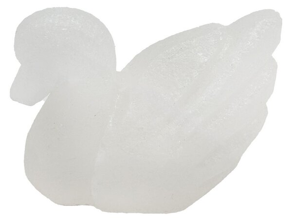 Statuetta di Sale Himalayano Bianco naturale a forma di Cigno 500g
