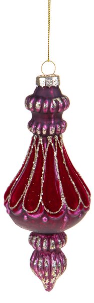 Set 8 Decoro con Velluto 15,5 cm Oro