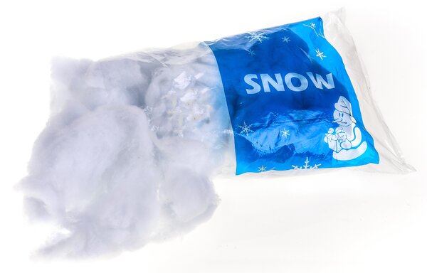 Set 4 Pacchi Neve Artificiale Tipo Cotone 100 Gr